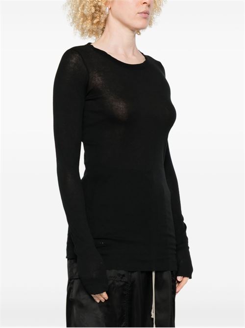 Semi-sheer long-sleeved top RICK OWENS | RP02E4202MR09